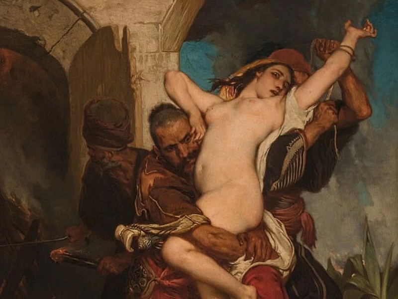 1830-Jaroslav Čermák - Il rapimento di una donna dell'Erzegovina, 1861